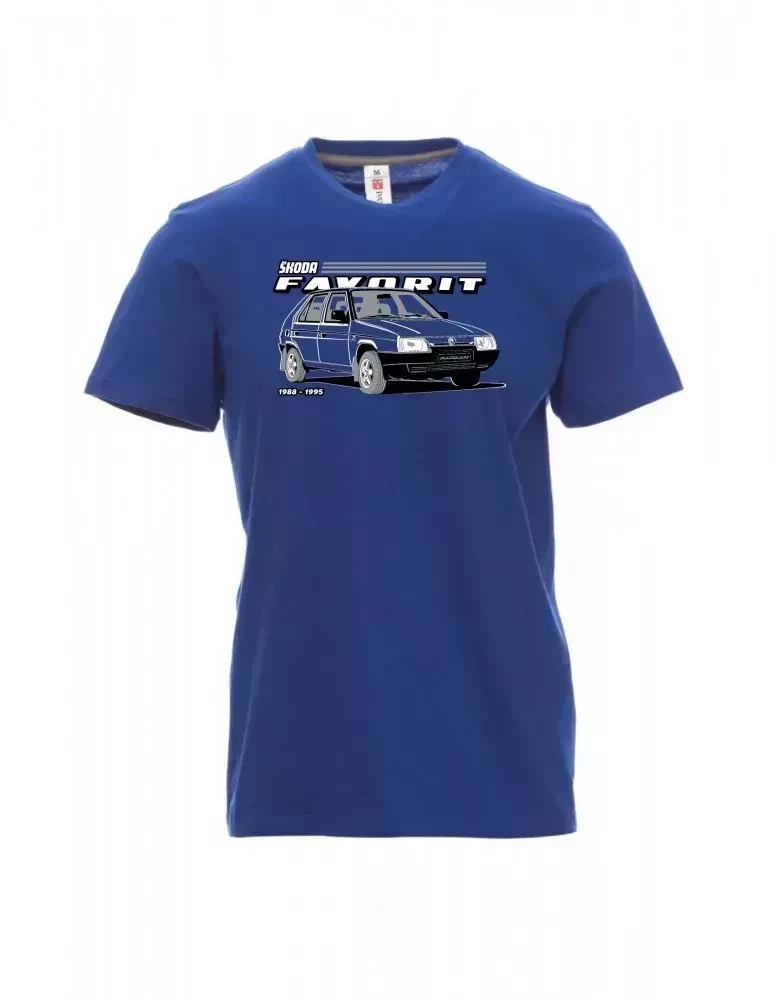 Modré pánské tričko s favoritem