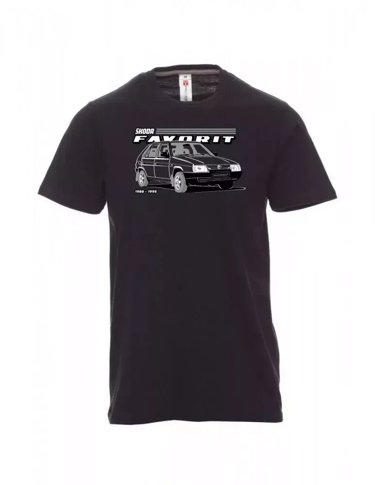 Černé pánské tričko s favoritem