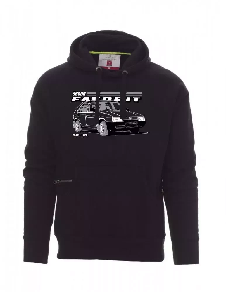 Černá pánská mikina s favoritem