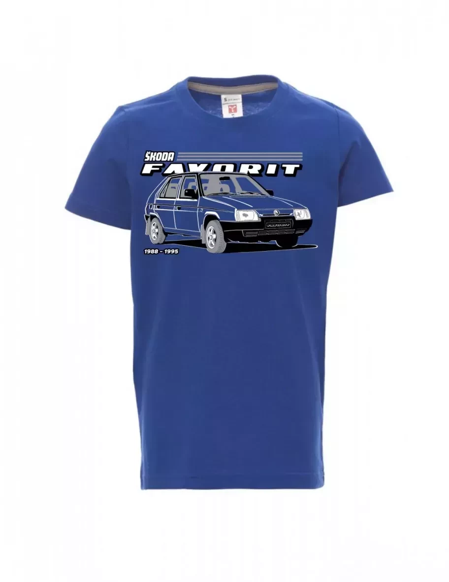 Modré dětské tričko s favoritem