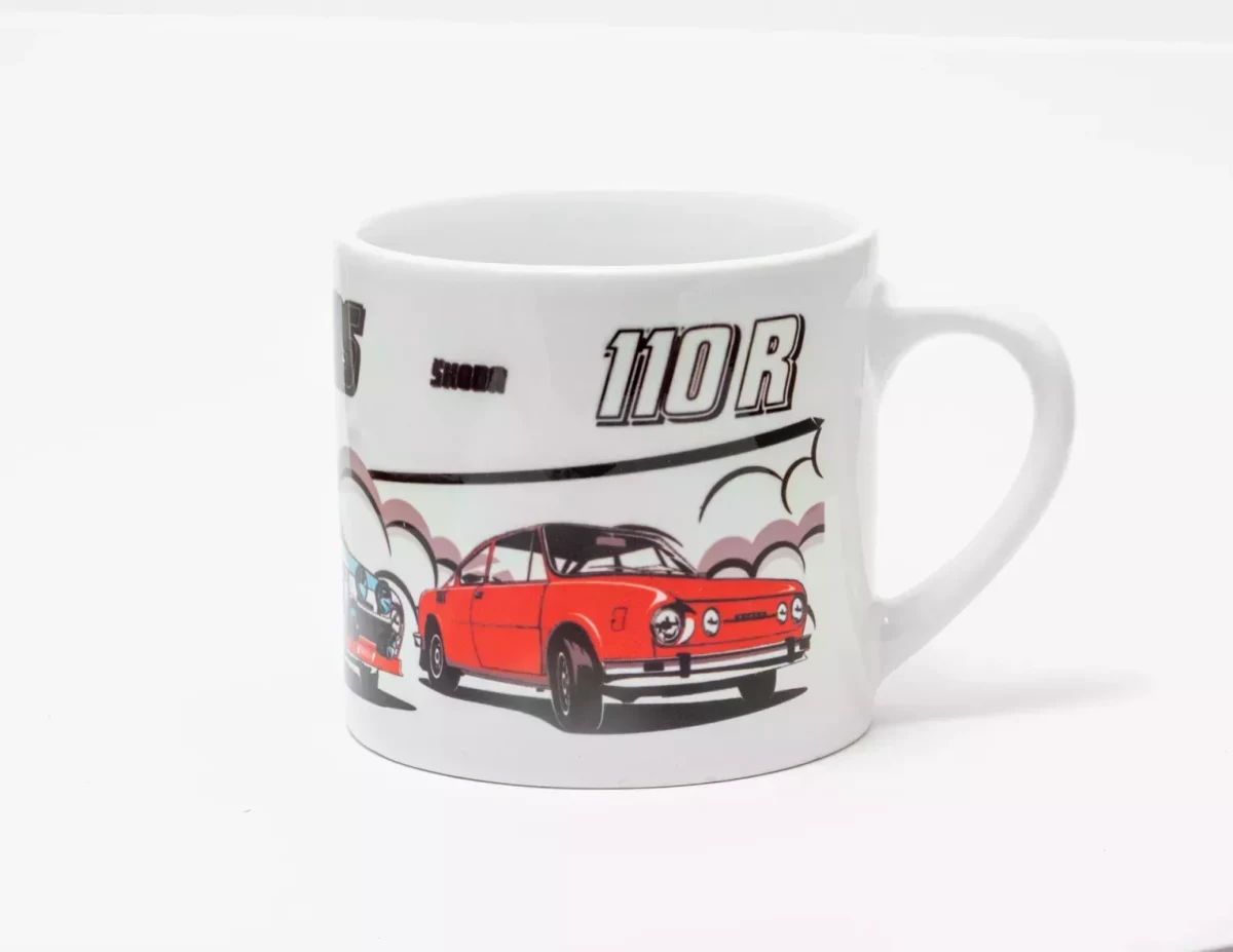 Sada 4 hrnků se škodovkou 110 R/130 RS 170 ml