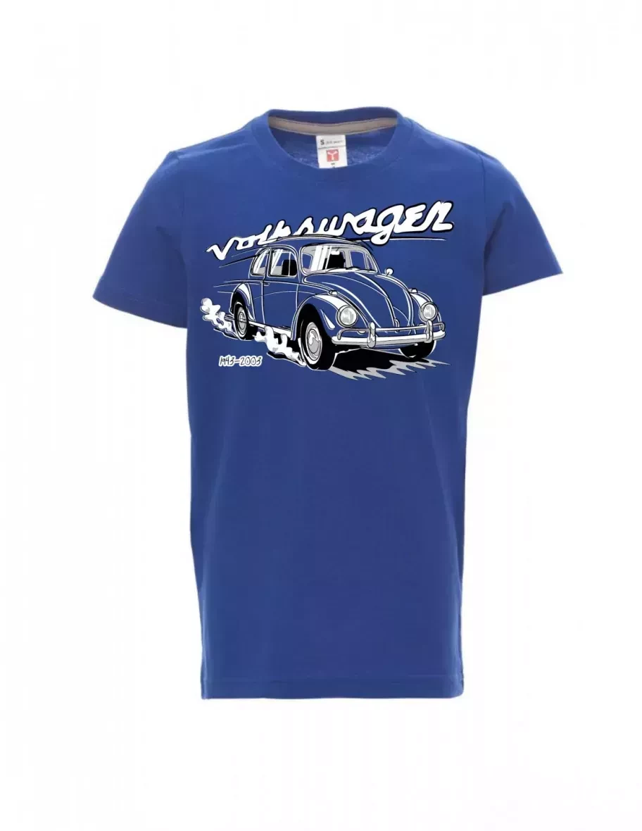 Modré dětské tričko Volkswagen Brouk