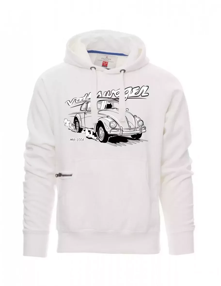 Bílá pánská mikina Volkswagen Brouk