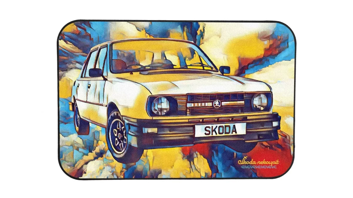 Rohožka se škodovkou 105