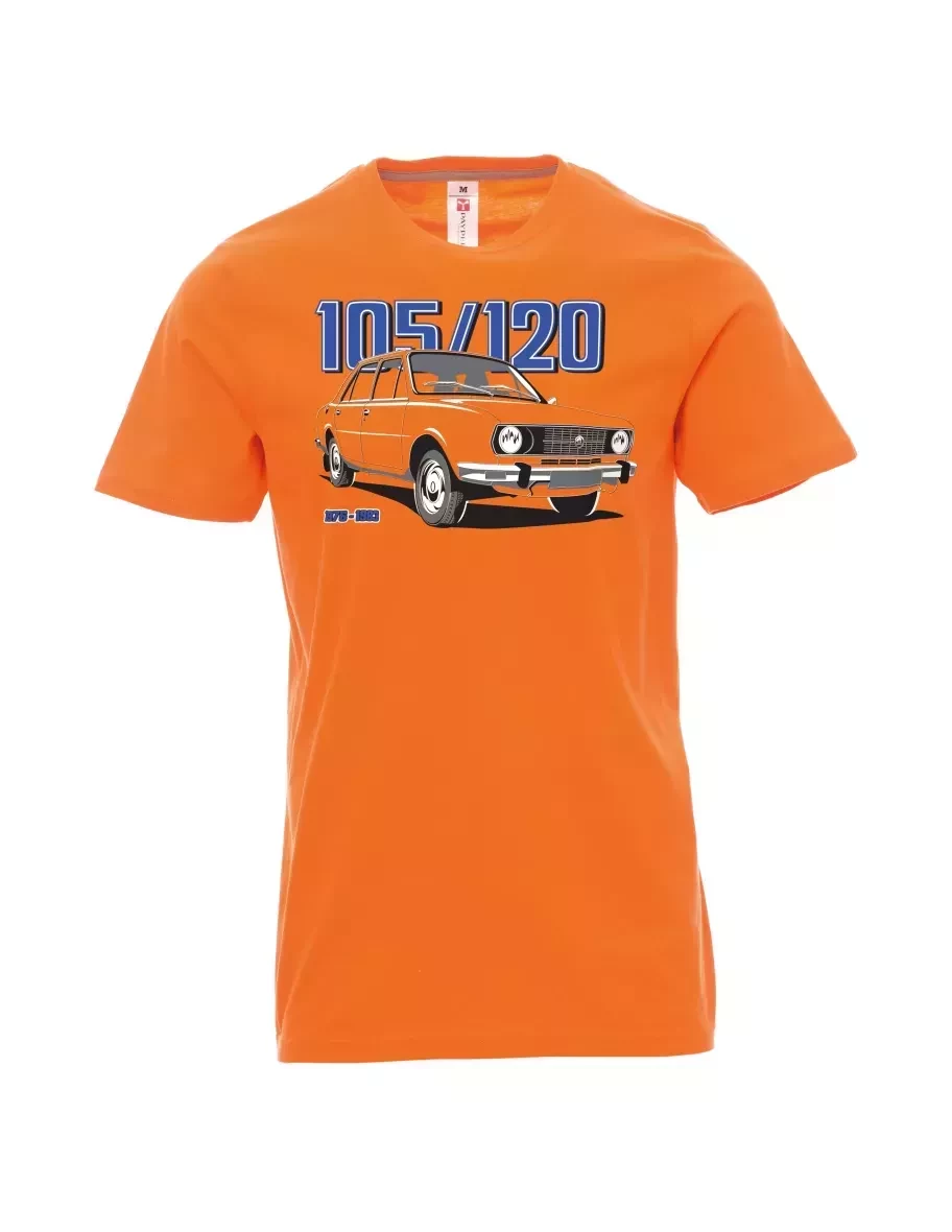 Oranžové pánské tričko se škodovkou 105/120
