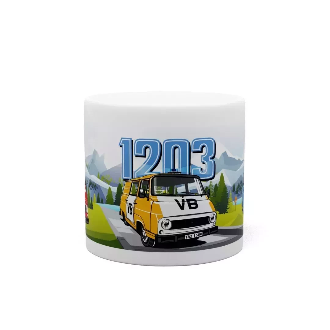 Keramický hrnek se škodovkou 1203 170 ml
