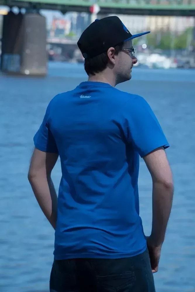 Světle modré pánské tričko Maluch