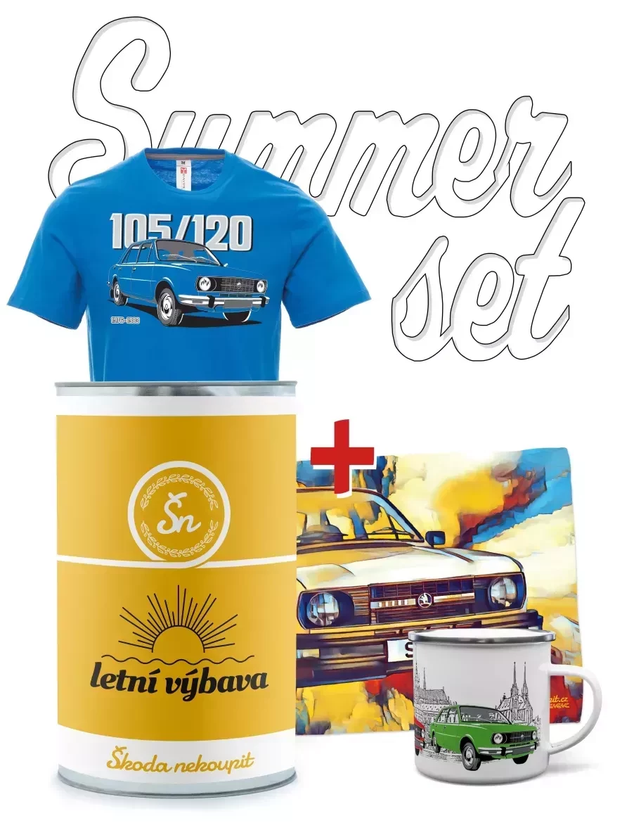 Dárkový letní set škodovka 120/105