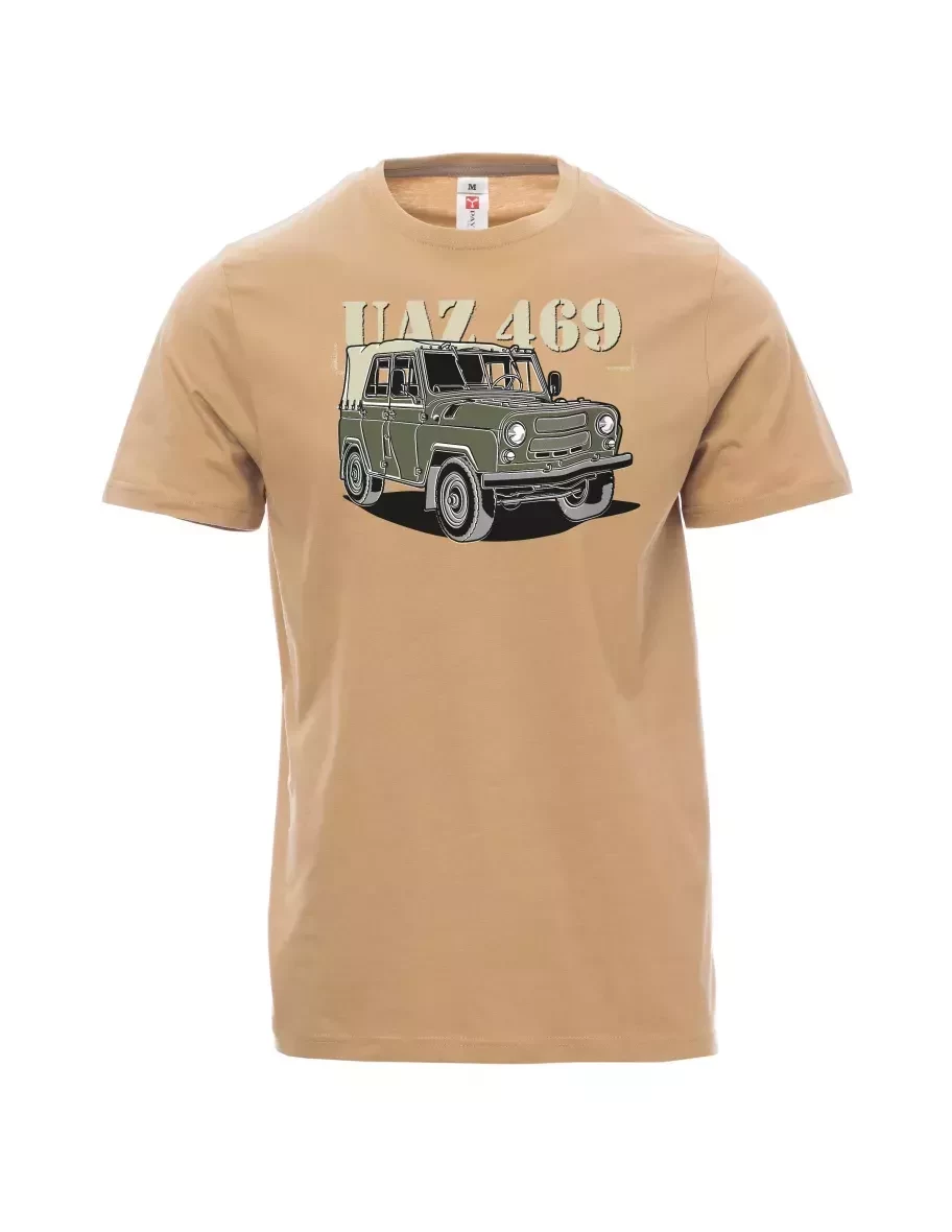 Hnědé pánské tričko UAZ 469