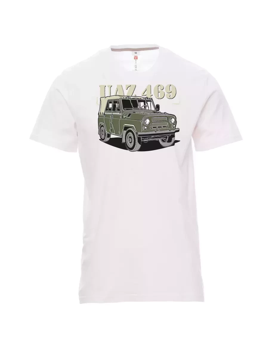Bílé pánské tričko UAZ 469