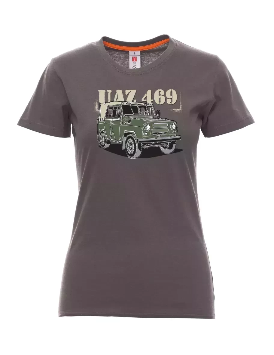 Kouřové dámské tričko UAZ 469