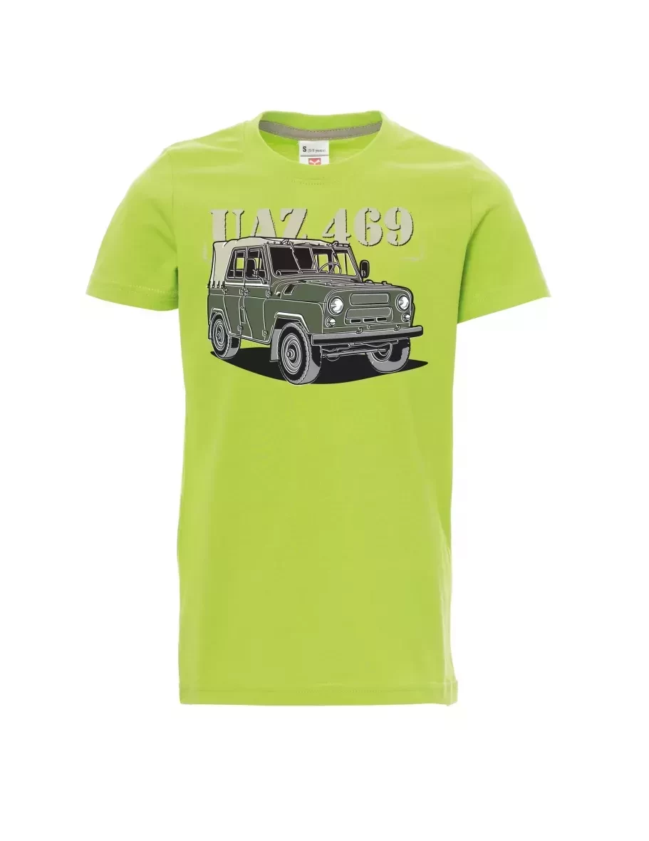 Světle zelené dětské tričko UAZ 469