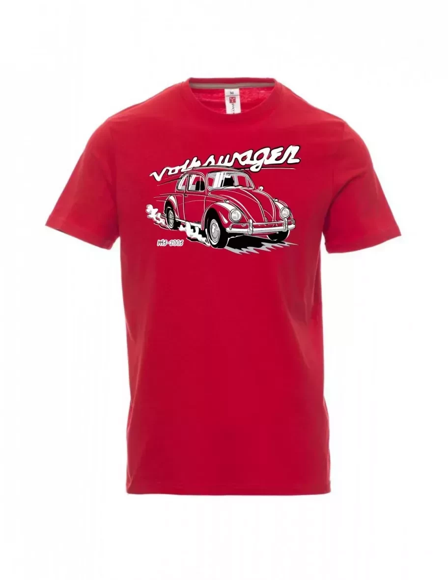Červené pánské tričko Volkswagen Brouk