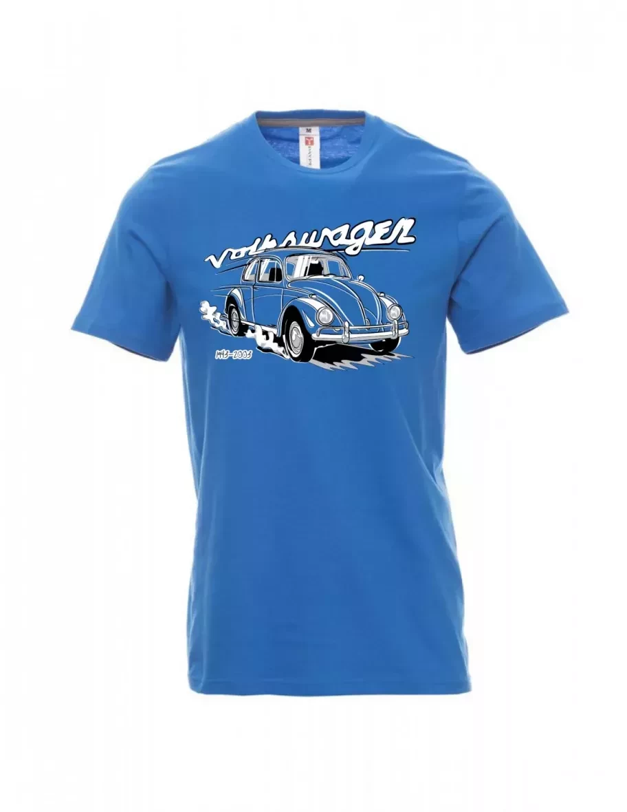 Světle modré pánské tričko Volkswagen Brouk