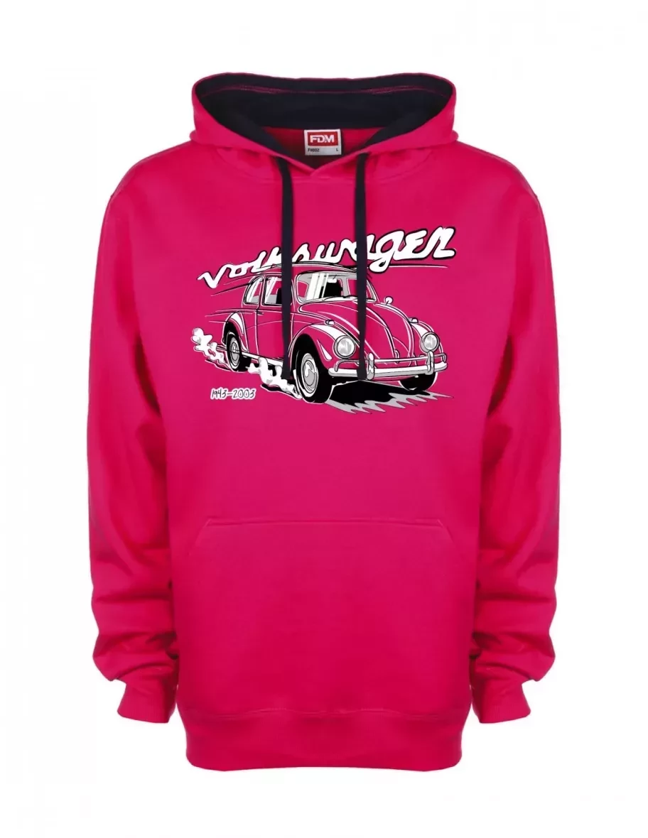 Modro-růžová mikina Volkswagen Brouk