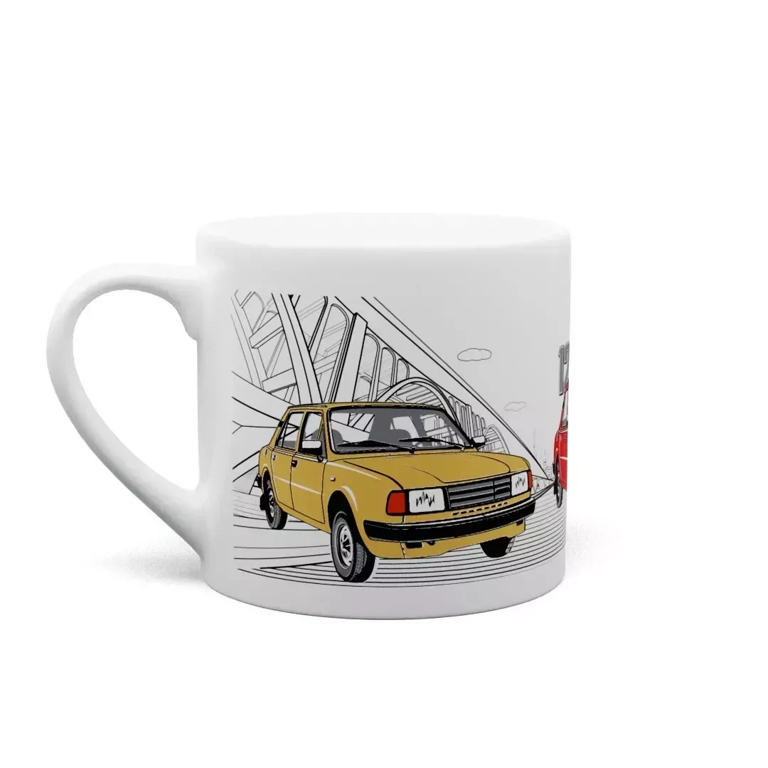 Keramický hrnek se škodovkou 105/120/125 170 ml