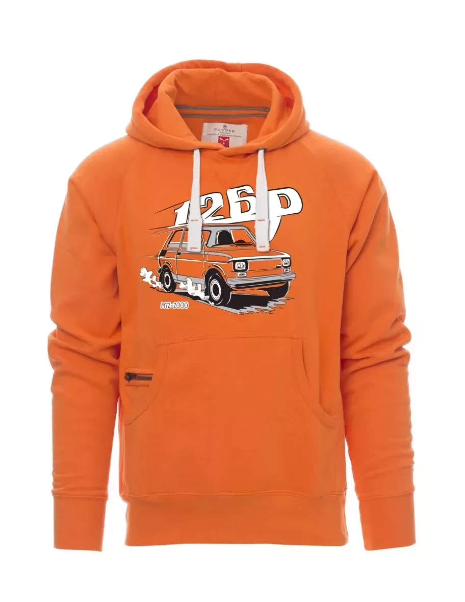 Oranžová pánská mikina Maluch