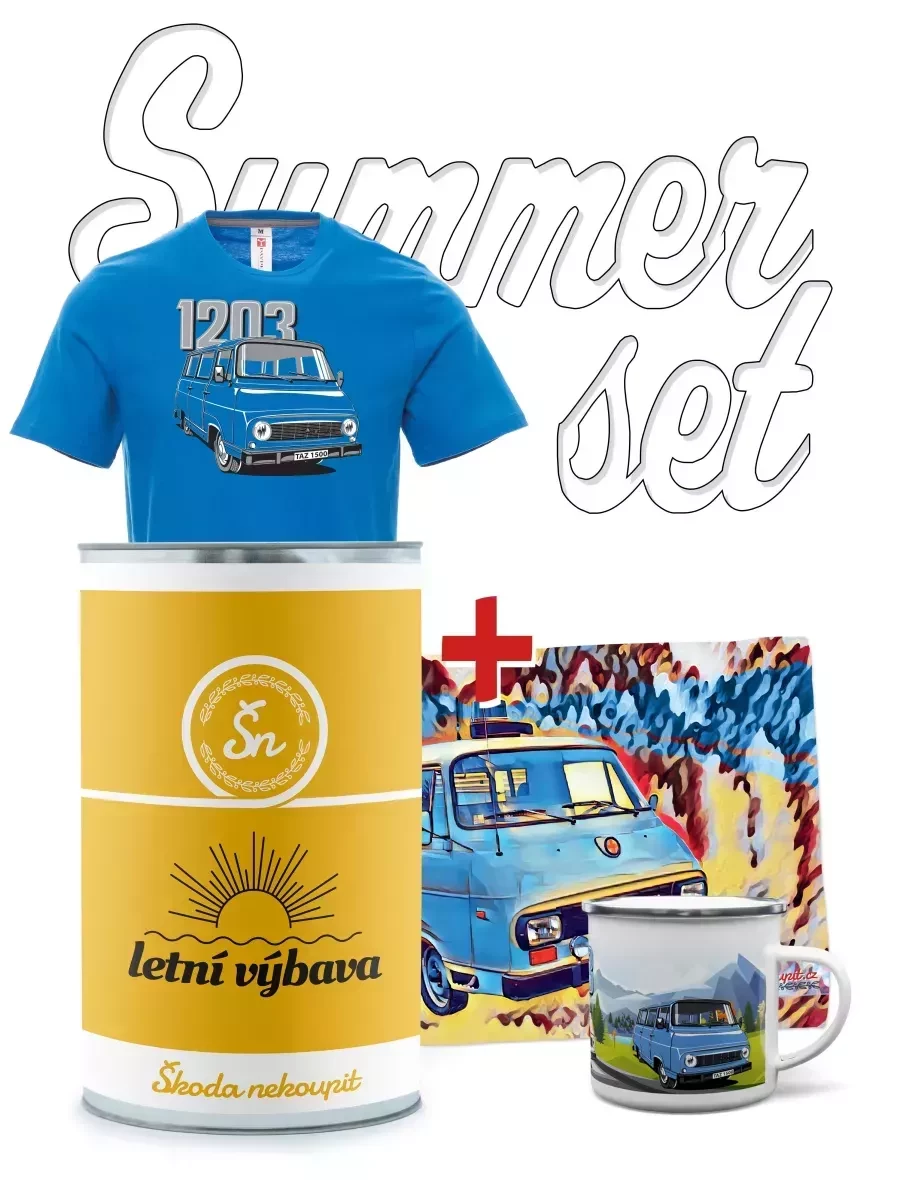 Dárkový letní set škodovka 1203