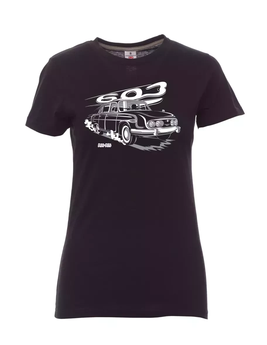 Černé dámské tričko Tatra 603