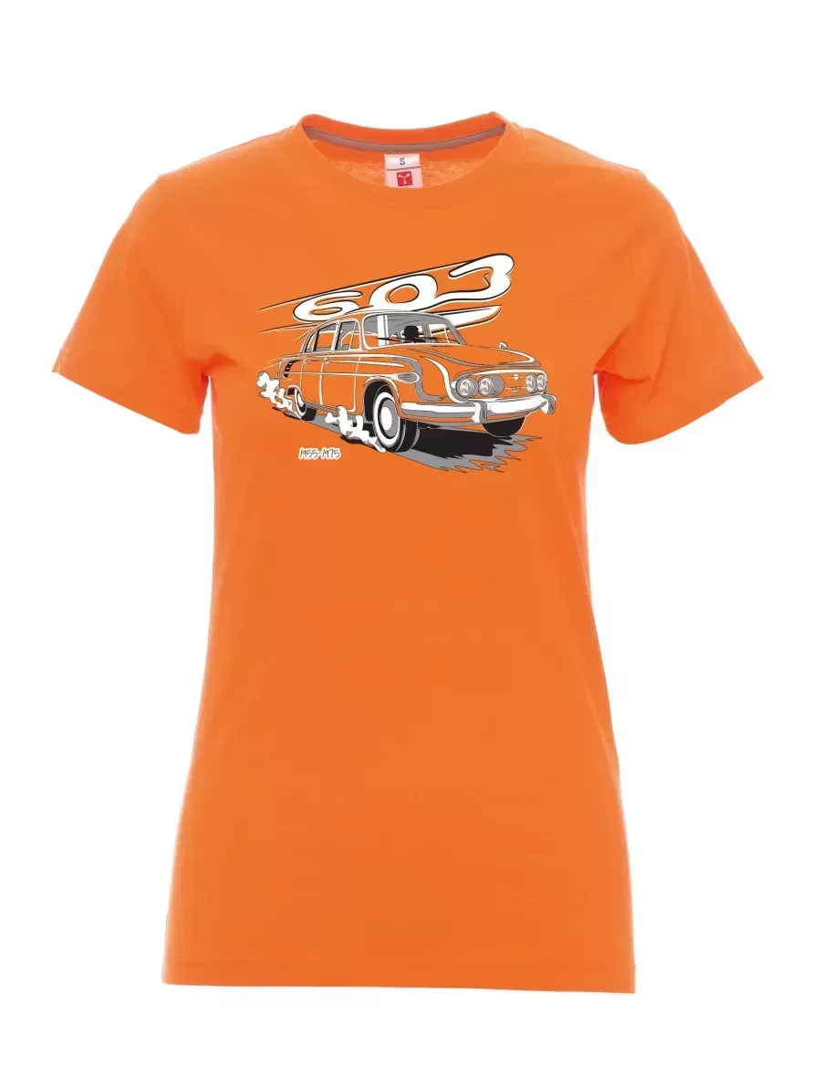 Oranžové dámské tričko Tatra 603