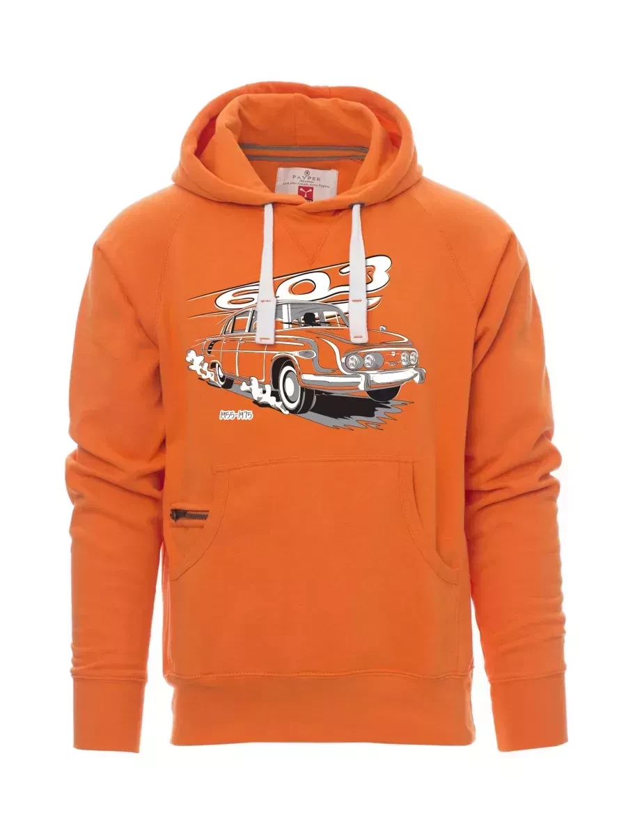 Oranžová pánská mikina Tatra 603