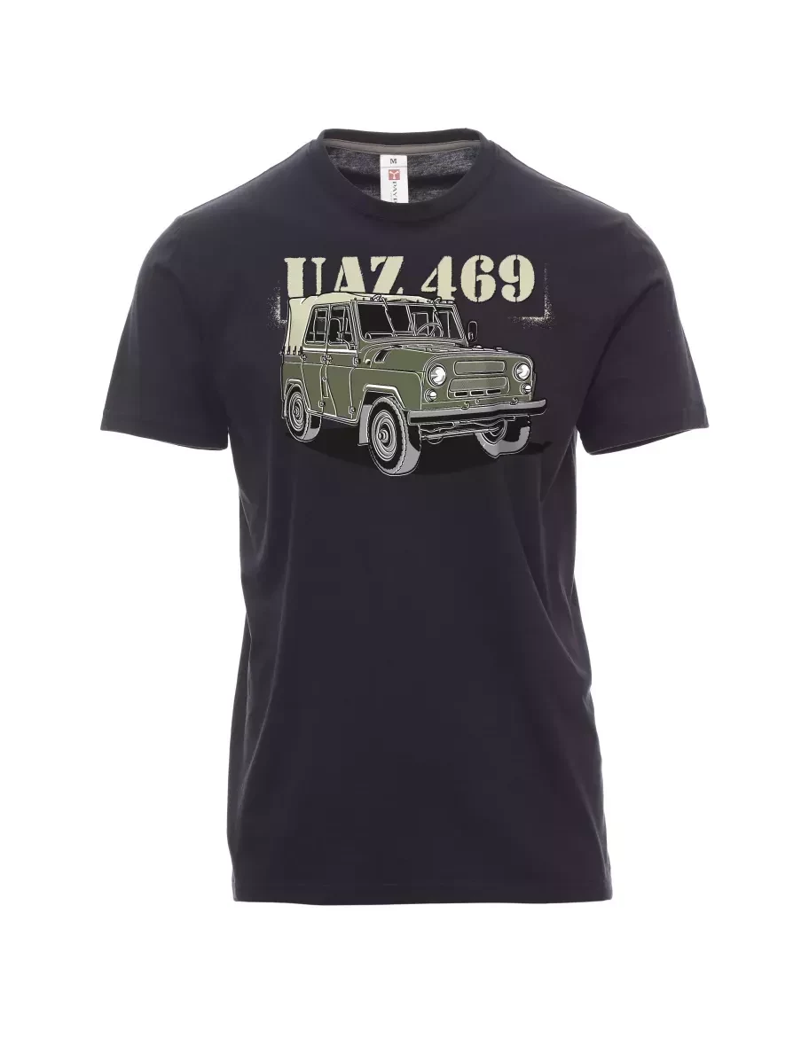 Černé pánské tričko UAZ 469