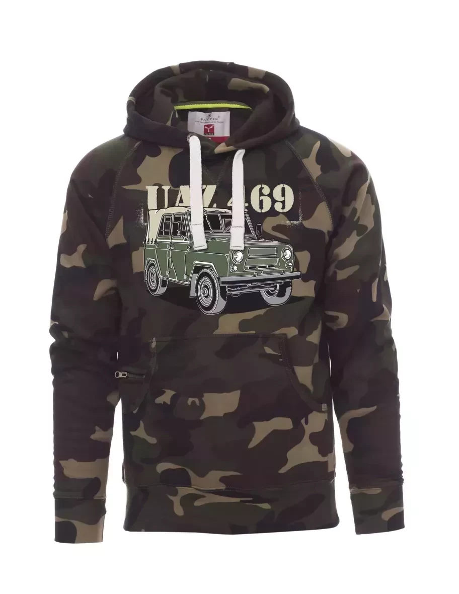 Maskáčová pánská mikina UAZ 469