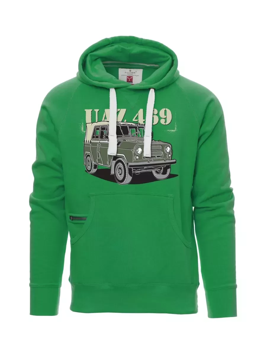 Zelená pánská mikina UAZ 469