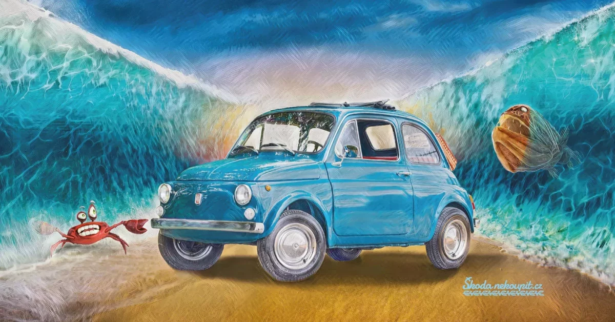 Osuška Fiat 500