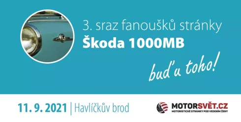 3. sraz fanoušků facebook stránky Škoda 1000 MB