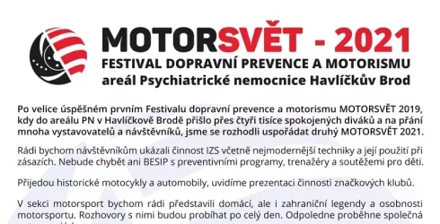 MotorSvět 2021 Festival dopravní prevence a motorismu